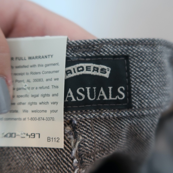 VINTAGE RIDERS CASUALS EASED FIT GRAY PANTS {10 P} - Picture 6 of 8